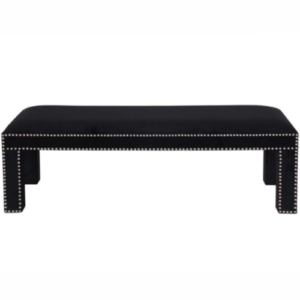 BANCO PRETO COM TACHAS