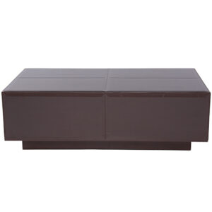 MESA CENTRO GLASS CHOCOLATE