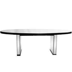 MESA ESPELHO OVAL