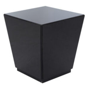 MESA LATERAL GLASS PRETA