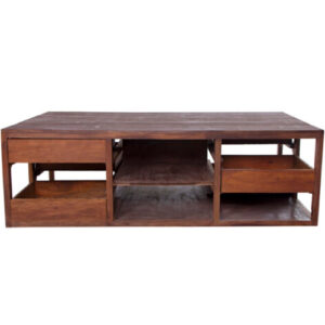 MESA NATURALE COM GAVETAS