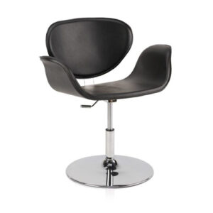 POLTRONA TULIPA GIRATORIA PRETA