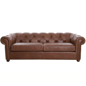 SOFA COURO PINHAO