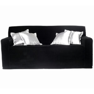 SOFÁ MENA 02 LUGARES PRETO