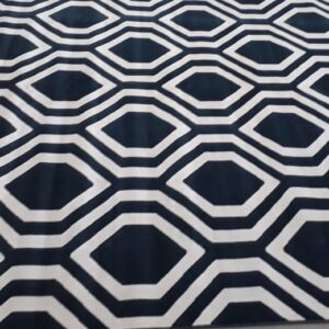 TAPETE GEOMÉTRICO AZUL